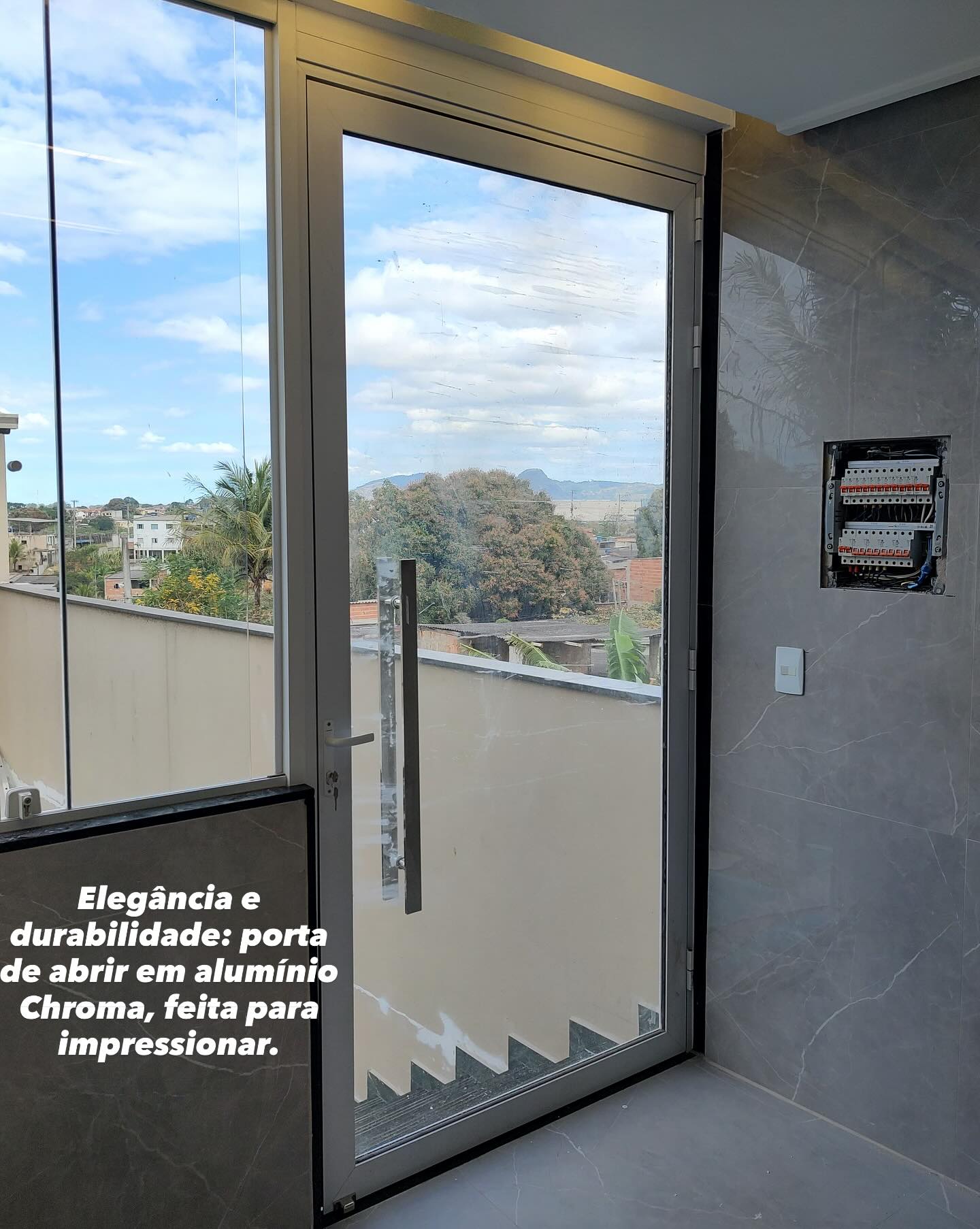 Porta de vidro premium